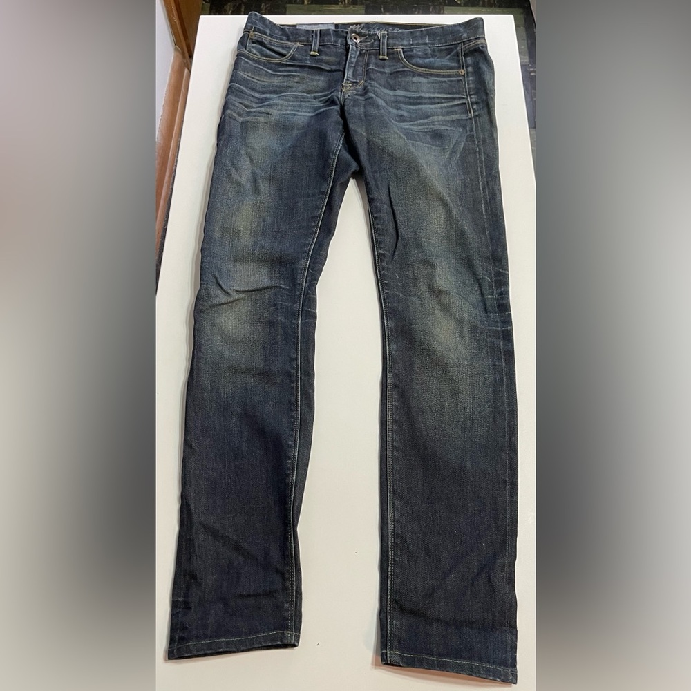 Madewell Slim Selvedge Jeans Dark Wash: Cone sz 28